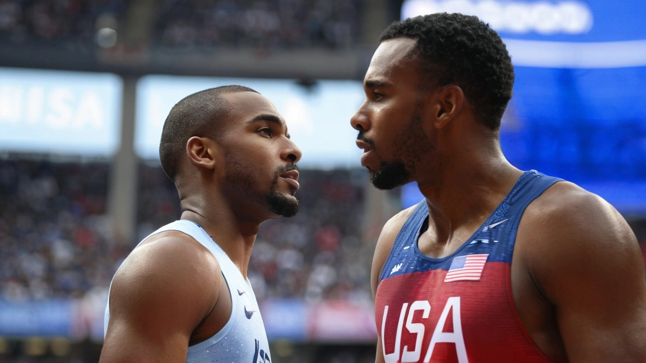 Noah Lyles e Letsile Tebogo: Duelo Acirrado e Contrastes no Atletismo Olímpico