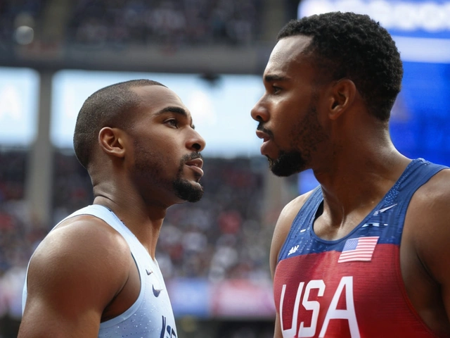 Noah Lyles e Letsile Tebogo: Duelo Acirrado e Contrastes no Atletismo Olímpico